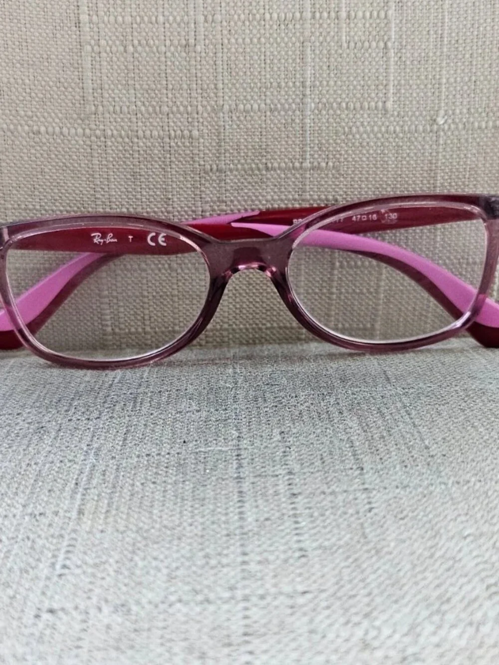 Ray-Ban Youth Glasses Frame Eyewear RB1586 3777 Red/Pink Tone Eyeglasses $129